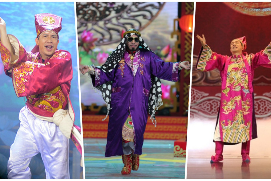 Nghệ sĩ Quang Thắng tạo được thương hiệu riêng qua 15 mùa Táo quân. 