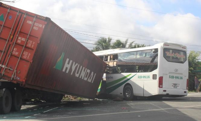 Hiện trường vụ tai nạn 