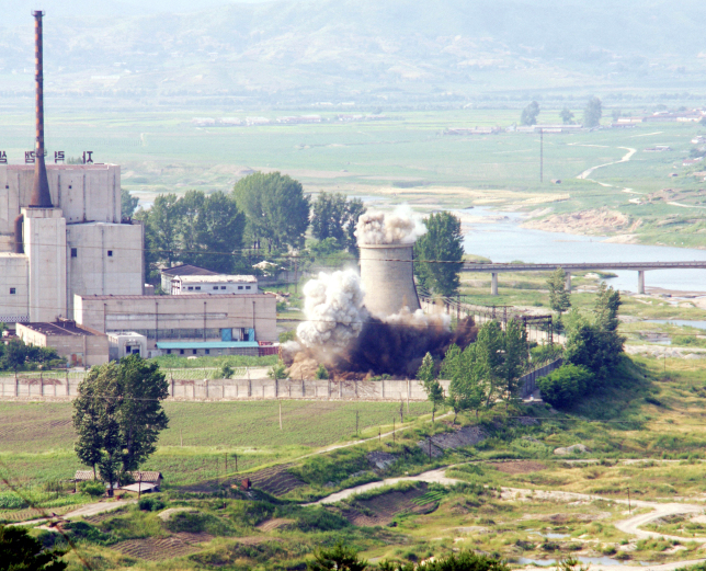 Một phần của khu tổ hợp hạt nhân Yongbyon. (Ảnh: Yonhap)