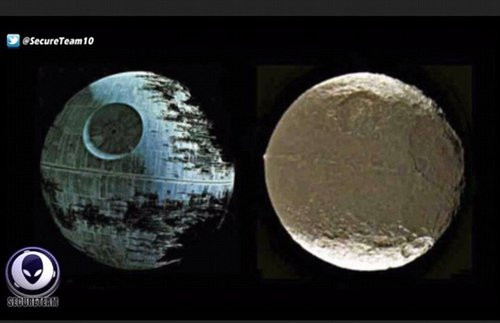 Mô phỏng hình dáng thực của hành tinh nghi là "căn cứ điểm" của người ngoài hành tinh.