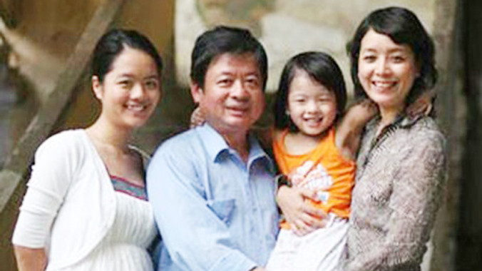 Gia đình hạnh phúc của nhạc sĩ Đỗ Hồng Quân.