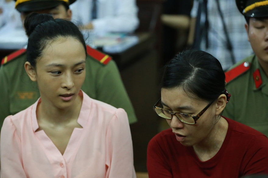 Hoa hậu Phương Nga tại phiên tòa trước đây. Ảnh: Tân Châu 