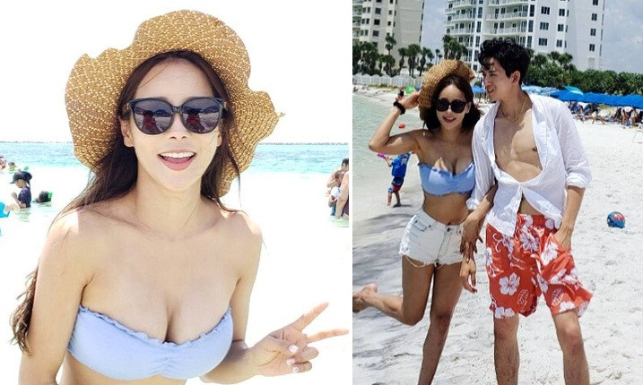 Trăng mật ngọt ngào của sao Hàn U50 với chồng kém 17 tuổi