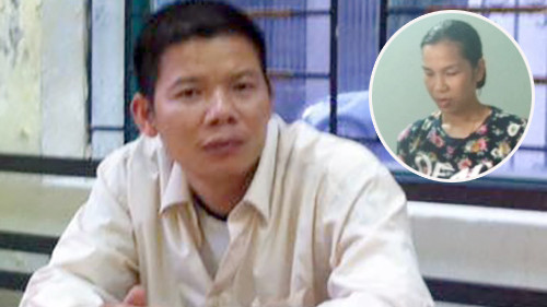 Nghi can Tạ Đình Thái tại cơ quan công an