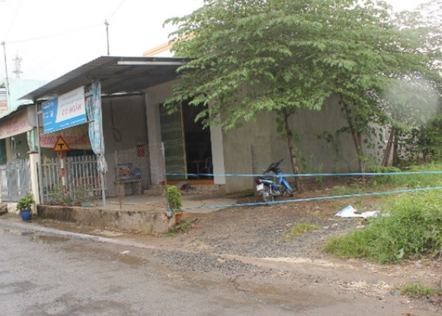 Hiện trường trong vụ Thống dùng dao đâm chết Phụng