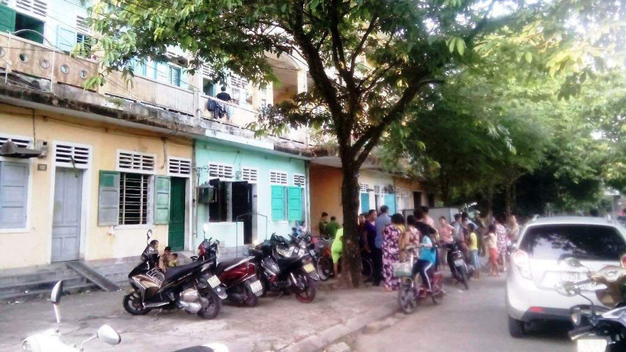 Khu vực chung cư nơi ông D. từng sinh sống, cũng là nơi xảy ra vụ việc