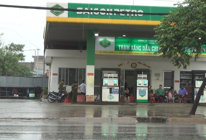 Lực lượng công an có mặt tại hiện trường điều tra vụ việc