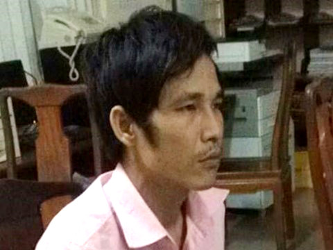 Nghi can Đức khi bị bắt giữ