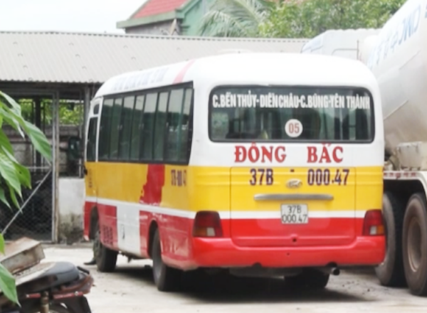 Chiếc xe buýt do tài xế Thắm điều khiển đã gây tai nạn chết người