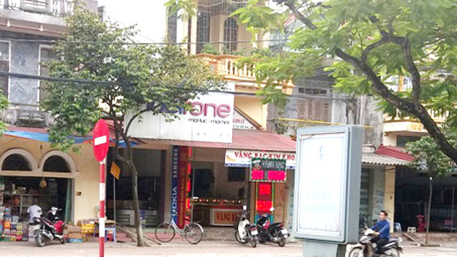 Tiệm vàng Kim Khoan- nơi vừa xảy ra vụ trộm