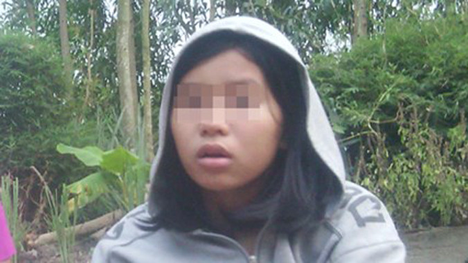 Nạn nhân vừa sinh con được hai tháng.