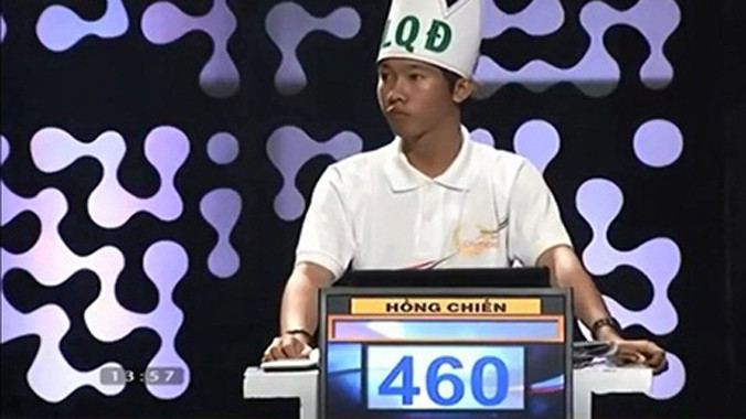 Hồng Chiến đạt điểm số kỷ lục tại cuộc thi Đường lên đỉnh Olympia.