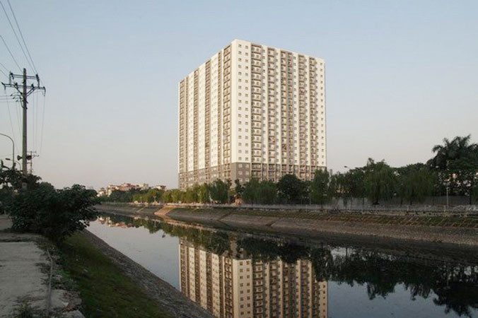 Dự án nhà ở xã hội Đồng Mồ - Đại Kim (quận Hoàng Mai, Hà Nội). Ảnh: Minh Nghĩa/TTXVN.