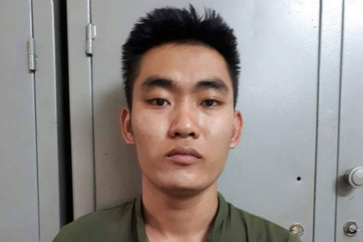 Đối tượng Thương tại cơ quan điều tra.