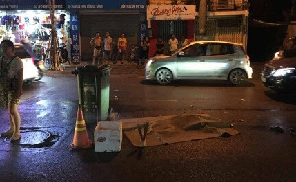 Hiện trường vụ việc.