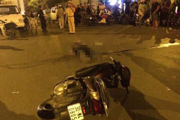 Hiện trường vụ tai nạn. Ảnh: Otofun