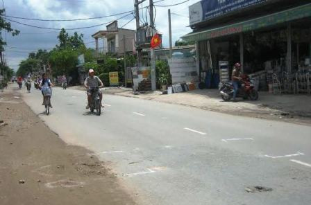 Hiện trường vụ tai nạn nơi 2 em nữ sinh gặp nạn