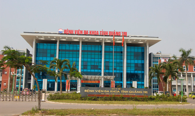 Bệnh viện Đa khoa Quảng Trị, nơi sản phụ Nguyễn Thị Tám tử vong sau sinh mổ ngày 17/3/2017. Ảnh H.T