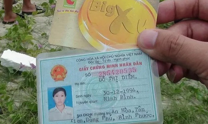 CMND và thẻ Big xu của nạn nhân.