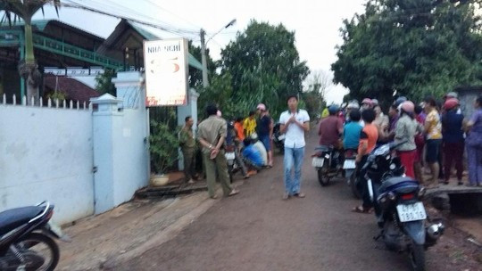 Nhà nghỉ nơi ông Nam tử vong.