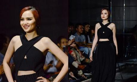 Hoa hậu Diễm Hương rạng rỡ tái xuất sàn catwalk 