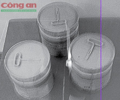 Lựu đạn hơi cay sử dụng trong chuyên án.