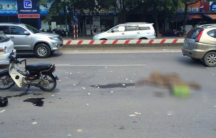 Hiện trường vụ việc.