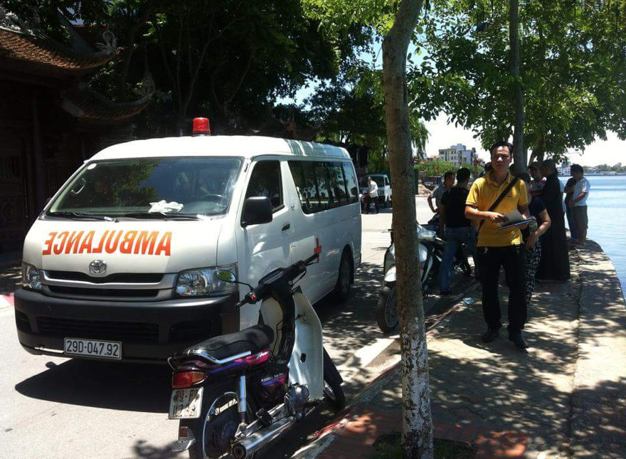 Hiện trường vụ việc.