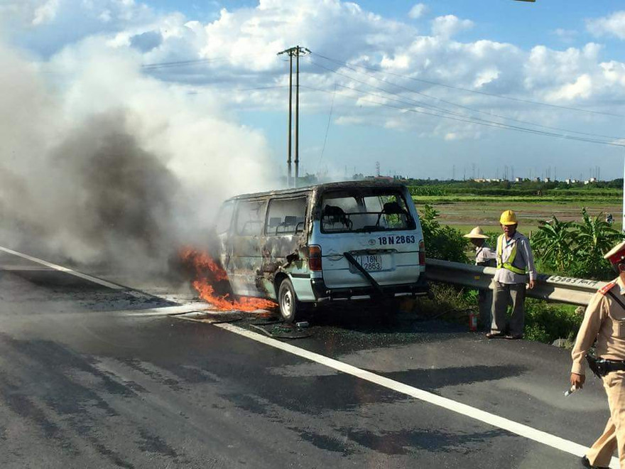 Hiện trường vụ cháy. Ảnh Otofun.