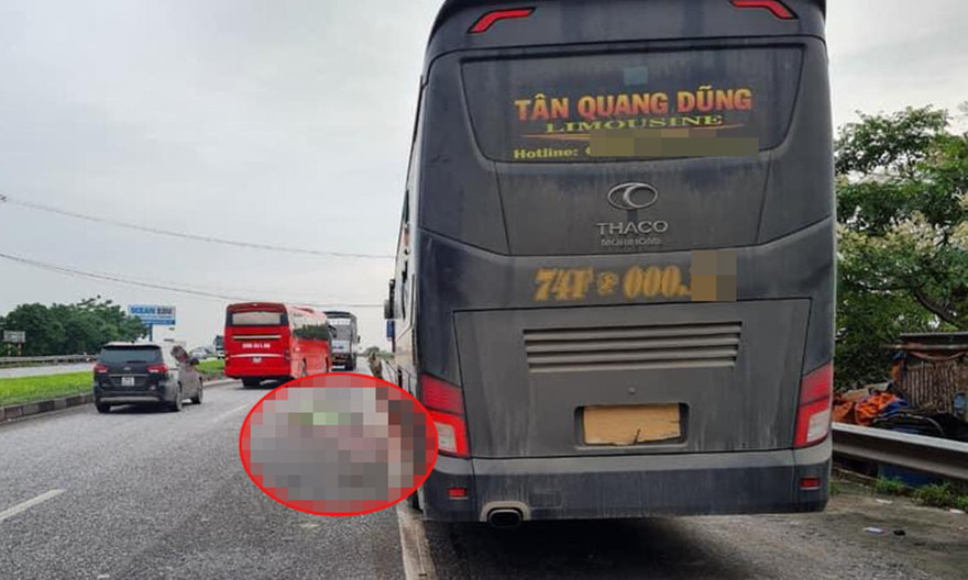 Hiện trường vụ tai nạn.