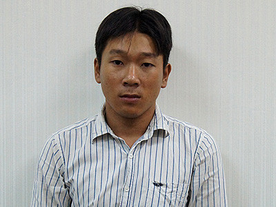 Long "gà" ra đầu thú tại công an Bình Dương 