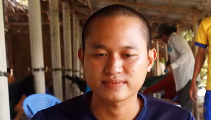 Anh Tuấn trình bày vụ việc. Ảnh: Nhật Tân.