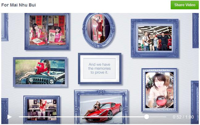 Tạo video 'Cảm ơn' trên Facebook