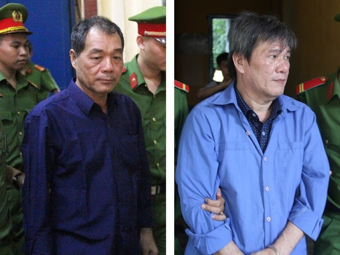 Trầm Bê và Dương Thanh Cường đối diện 'án chồng án'. Ảnh: Tân Châu.