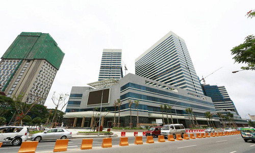 Giai đoạn một của Khu phức hợp Hoàng Anh Gia Lai Myanmar đang được đưa vào khai thác tại Yangon. Ảnh: D.T.