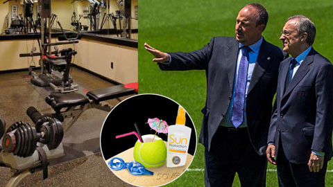 Chủ tịch Perez chỉ đạo HLV Benitez phải ép cân cho mùa giải mới.