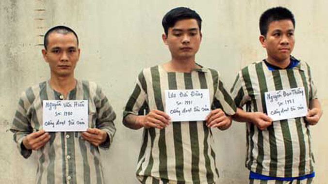 Nhóm đối tượng đàn em của Công “điên” bị bắt giữ. 