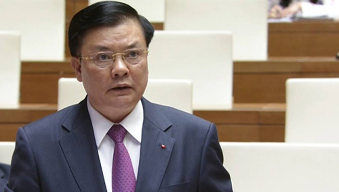 Bộ trưởng Tài chính Đinh Tiến Dũng.