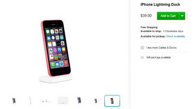 Hình ảnh quảng cáo đế sạc mới của Apple.