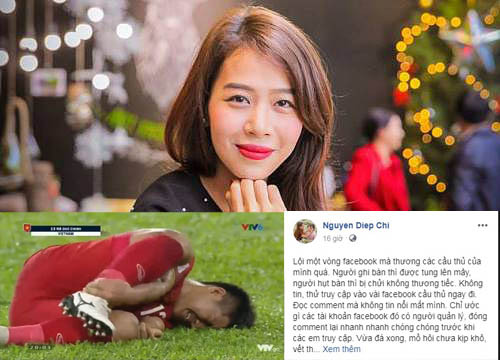 Những chia sẻ của MC Diệp Chi về đội tuyển Việt Nam thu hút hơn 10 nghìn lượt chia sẻ.