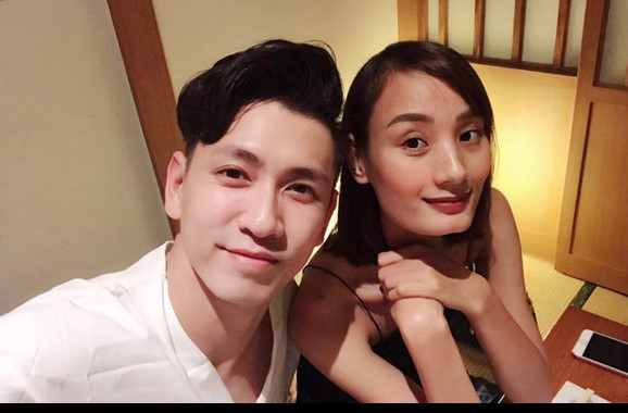 Lê Thuý và ông xã Đỗ An.