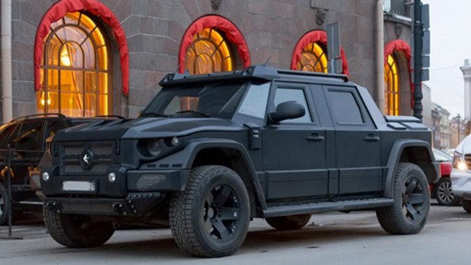 Bắt gặp “pháo đài bọc thép” Dartz Prombron Black Russian