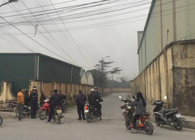 Hiện trường vụ nổ bị phong tỏa. Ảnh:FB