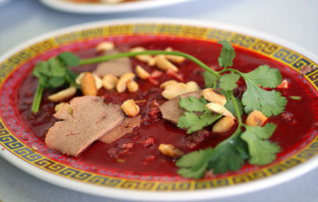 Huyết vịt tốt cho người ung thư phổi