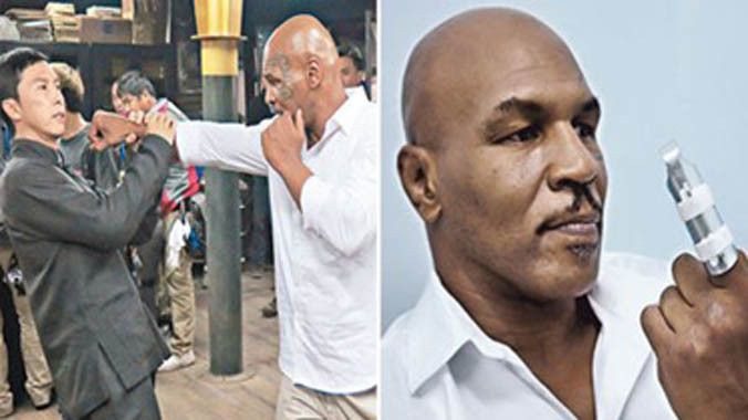 Cú ra đòn quá mạnh của Chân Tử Đan khiến Mike Tyson bị gãy ngón tay trỏ.