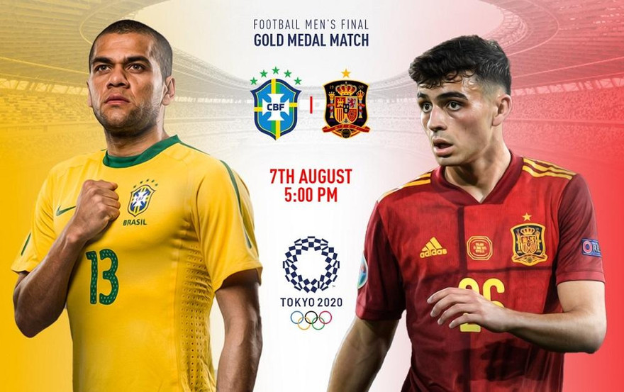 Chung kết bóng đá nam Olympic Brazil vs Tây Ban Nha: Ngai vàng khó lật
