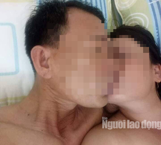 Ảnh "nóng" của ông L. và bà O. 