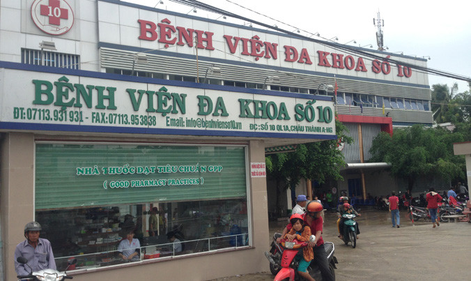 Bệnh viện Đa khoa số 10 ở Hậu Giang.
