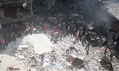 Cuộc nội chiến kéo dài 5 năm ở Syria chưa có dấu hiệu sẽ chấm dứt. Ảnh: Skynews.