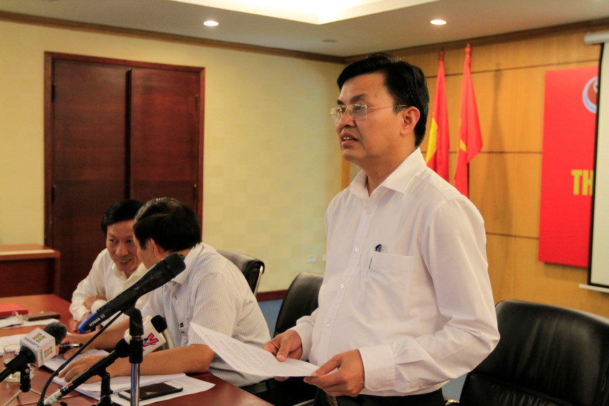 Ông Hoàng Văn Thức, Phó Tổng Cục trưởng Tổng cục Môi trường. Ảnh: Trường Phong